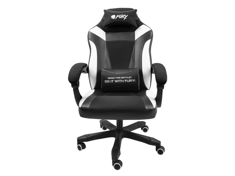 CHAISE GAMING AVENGER M+ NOIR-BLANC FURY