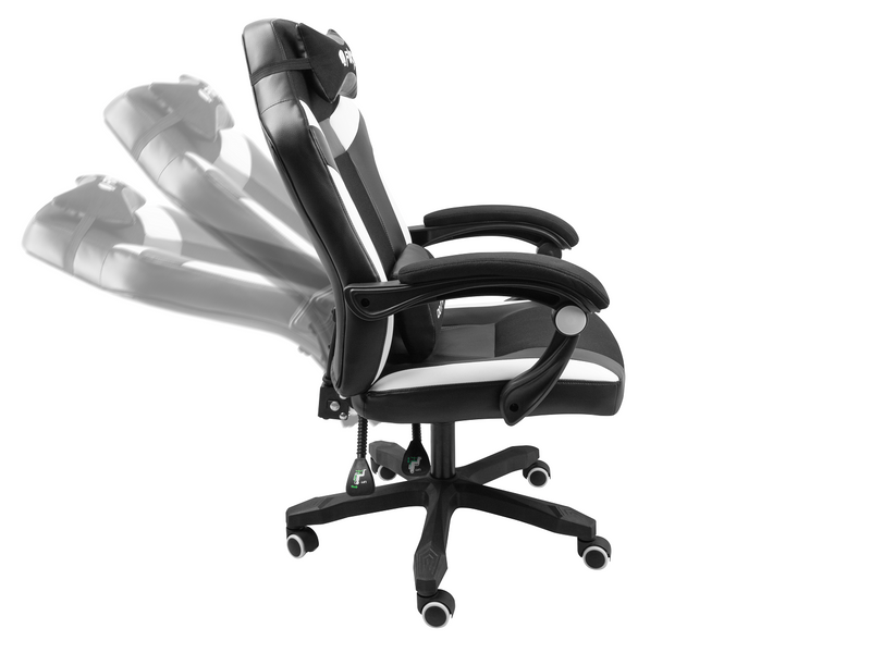 CHAISE GAMING AVENGER M+ NOIR-BLANC FURY