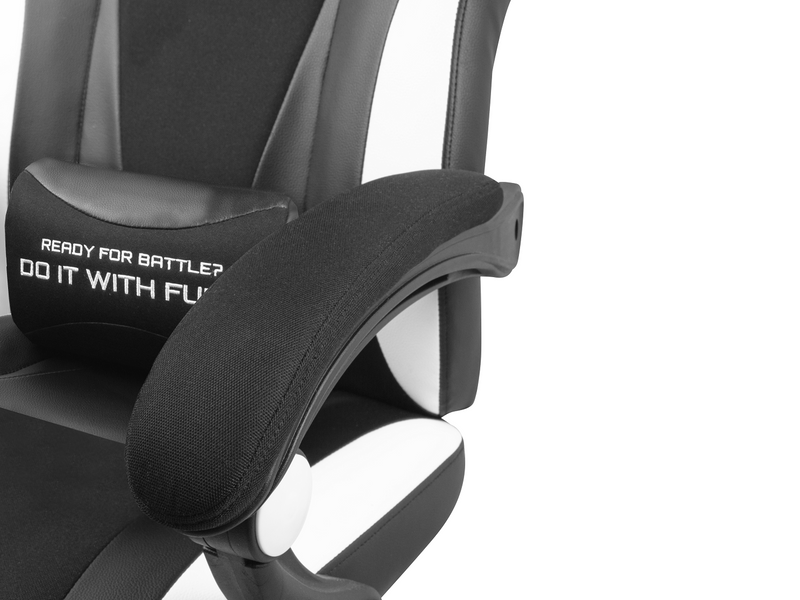 CHAISE GAMING AVENGER M+ NOIR-BLANC FURY