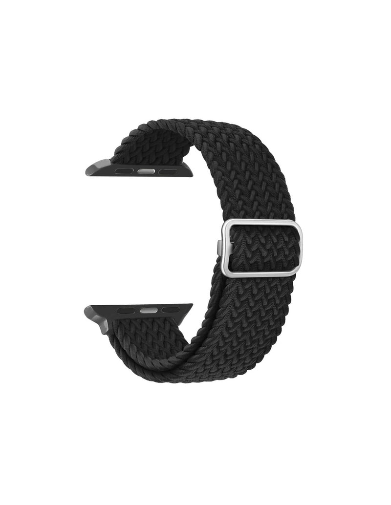 BRACELET POUR APPLE WATCH ET URBAN TEXTILE NOIR KSIX